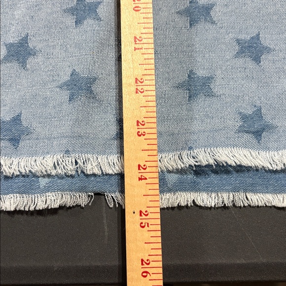 Oli & Hali Blue Star Print Blouse; Size L - Picture 10 of 12